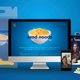 Product shot of Kraft's "send noods" campaign, including stickers, a magazine, and a box of mac and cheese